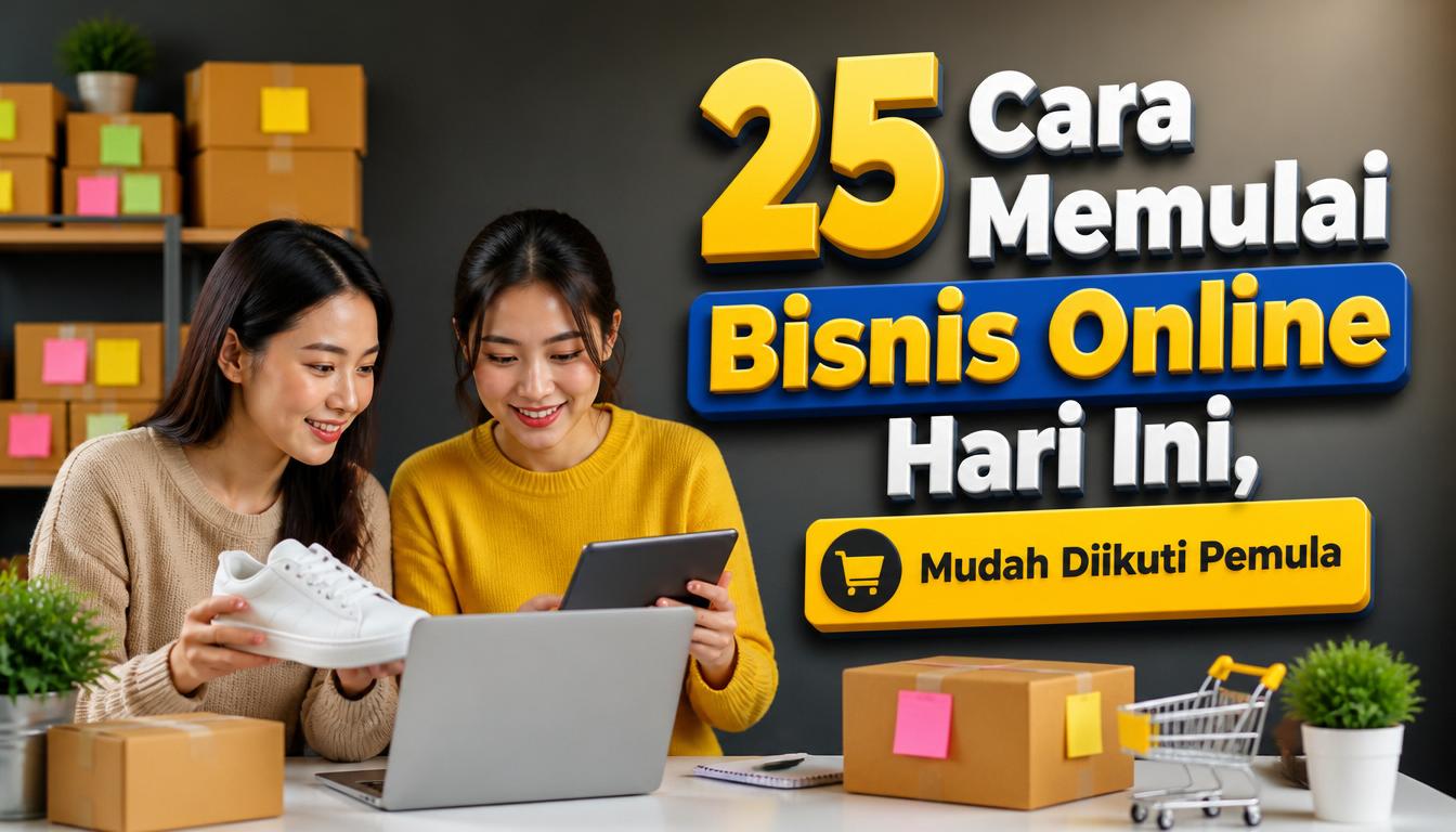 25 Cara Memulai Bisnis Online Hari Ini, Mudah Diikuti Pemula