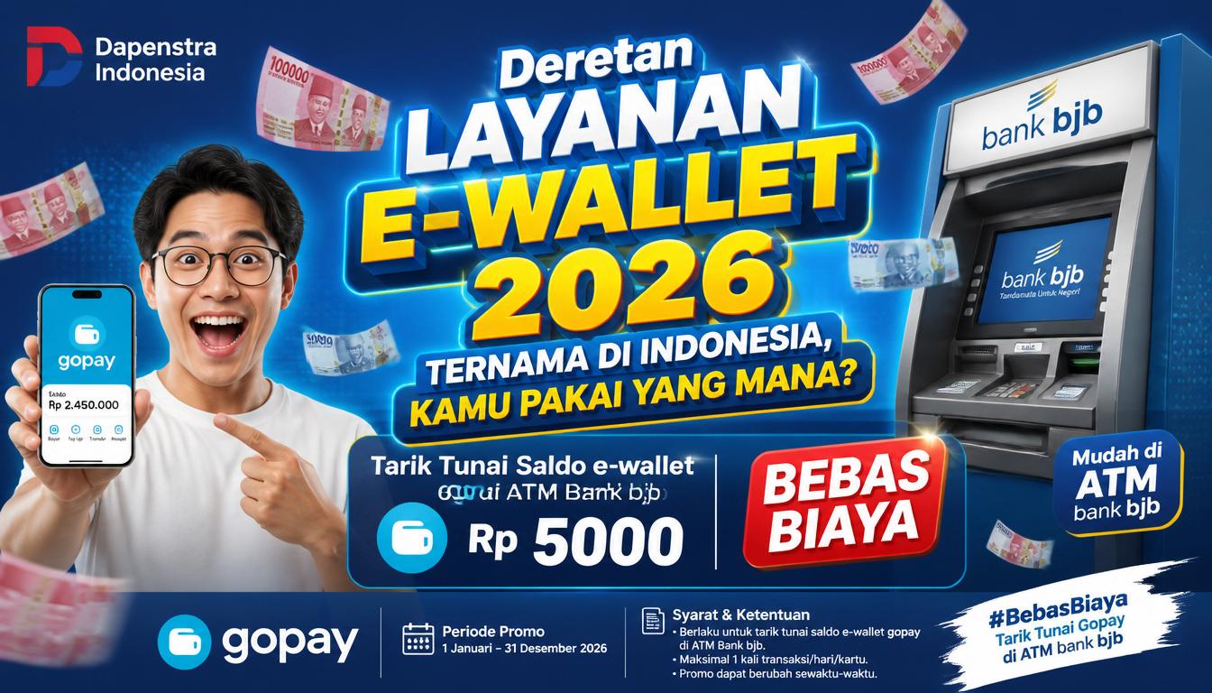 Deretan Layanan E-Wallet 2026 Ternama di Indonesia, Kamu Pakai yang Mana?