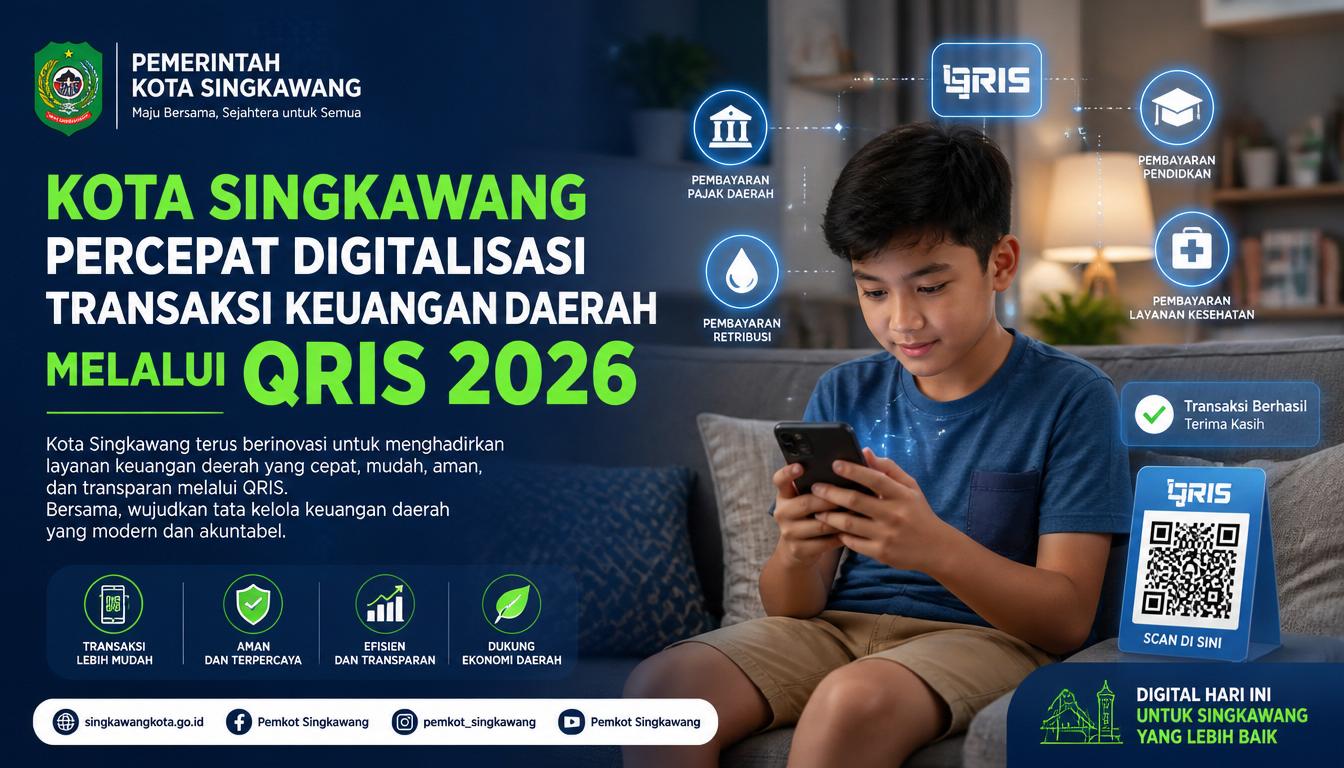 Kota Singkawang Percepat Digitalisasi Transaksi Keuangan Daerah melalui QRIS