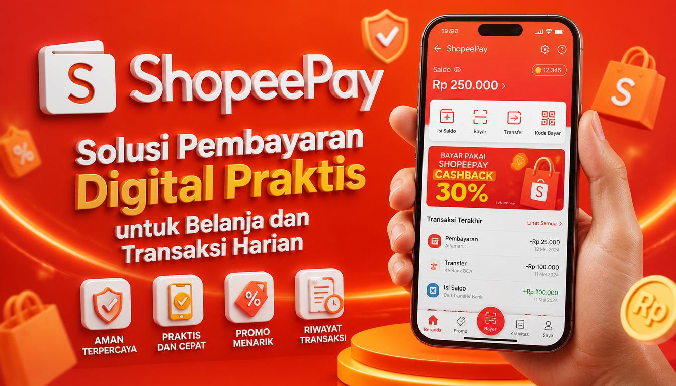 ShopeePay Solusi Pembayaran Digital Praktis untuk Belanja dan Transaksi Harian