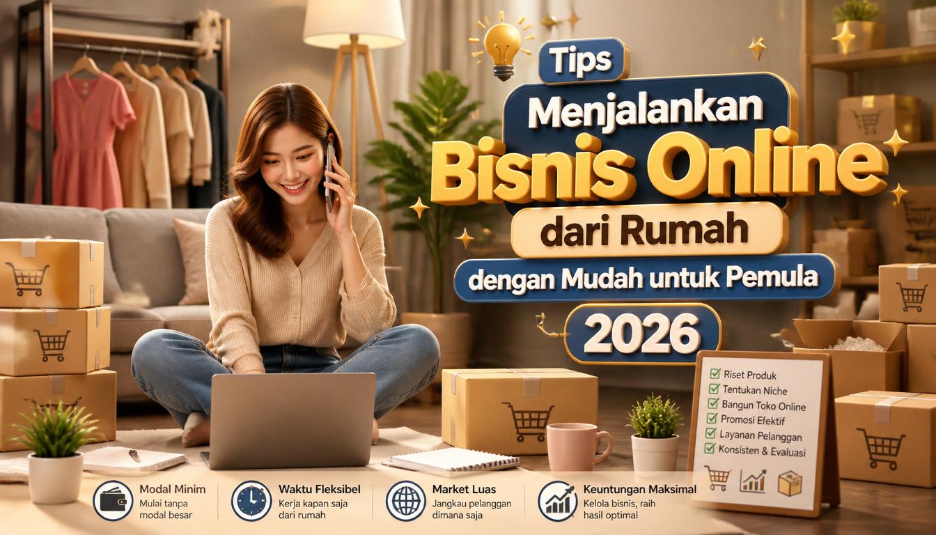 Tips Menjalankan Bisnis Online dari Rumah dengan Mudah untuk Pemula