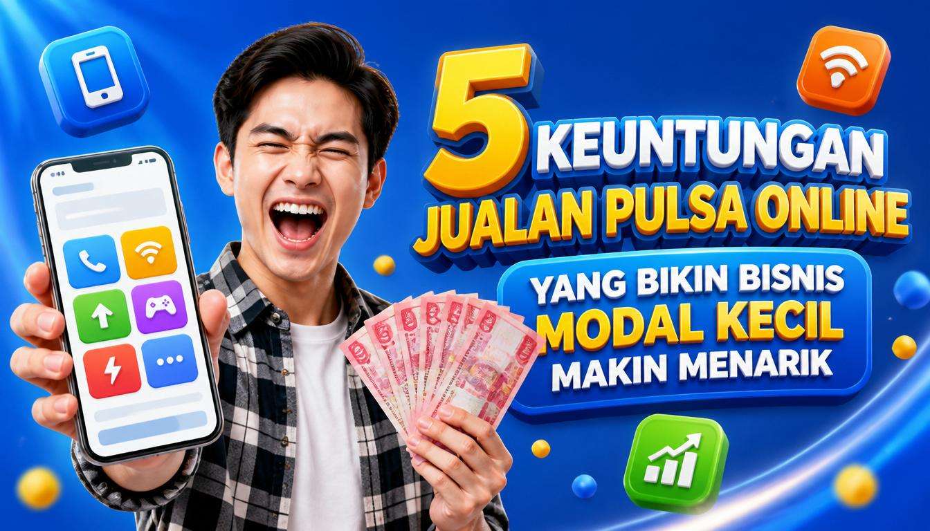 5 Keuntungan Jualan Pulsa Online yang Bikin Bisnis Modal Kecil Makin Menarik