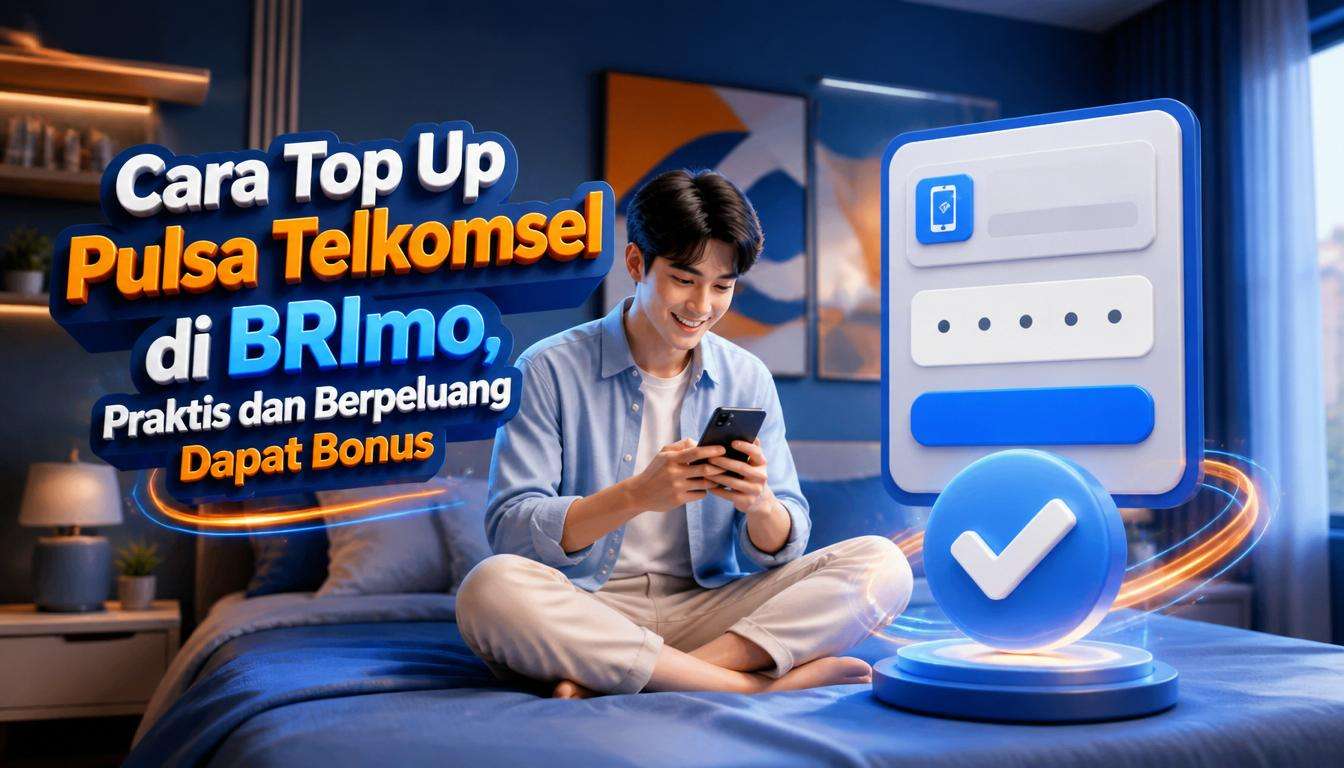 Cara Top Up Pulsa Telkomsel di BRImo, Praktis dan Berpeluang Dapat Bonus