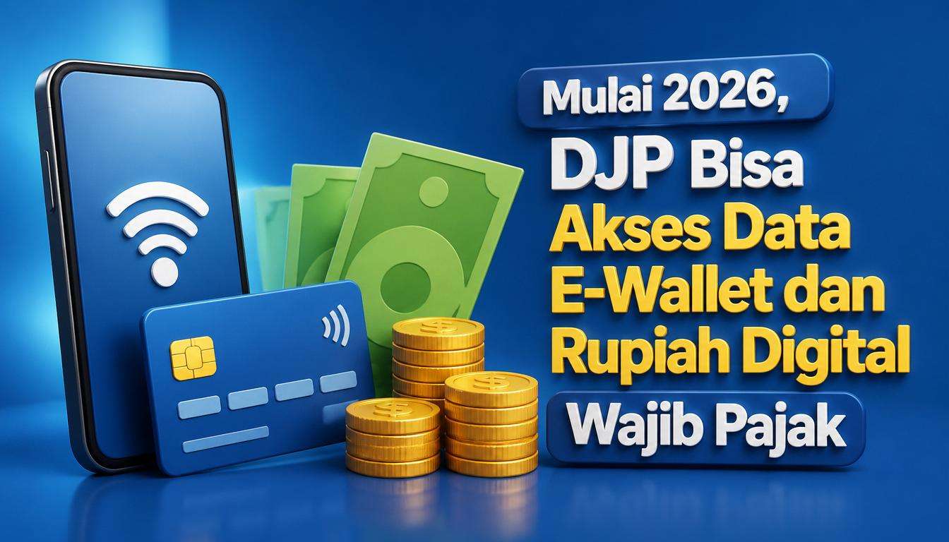 Mulai 2026, DJP Bisa Akses Data E-Wallet dan Rupiah Digital Wajib Pajak