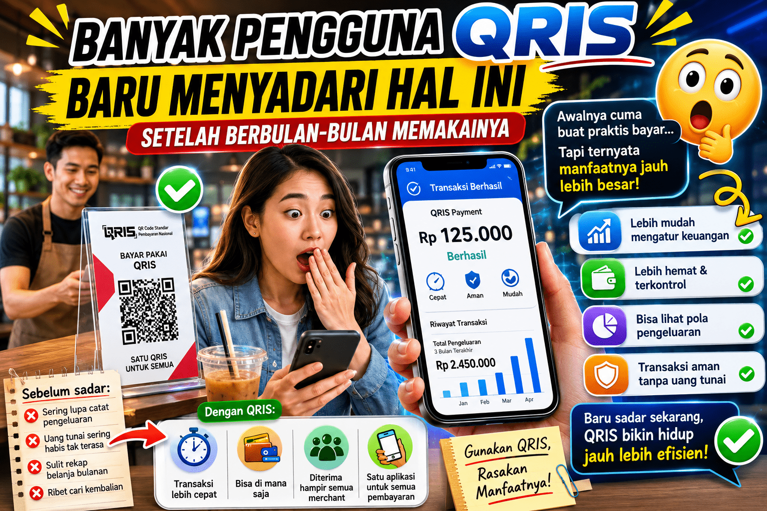 Banyak Pengguna QRIS Baru Menyadari Hal Ini Setelah Berbulan bulan Memakainya