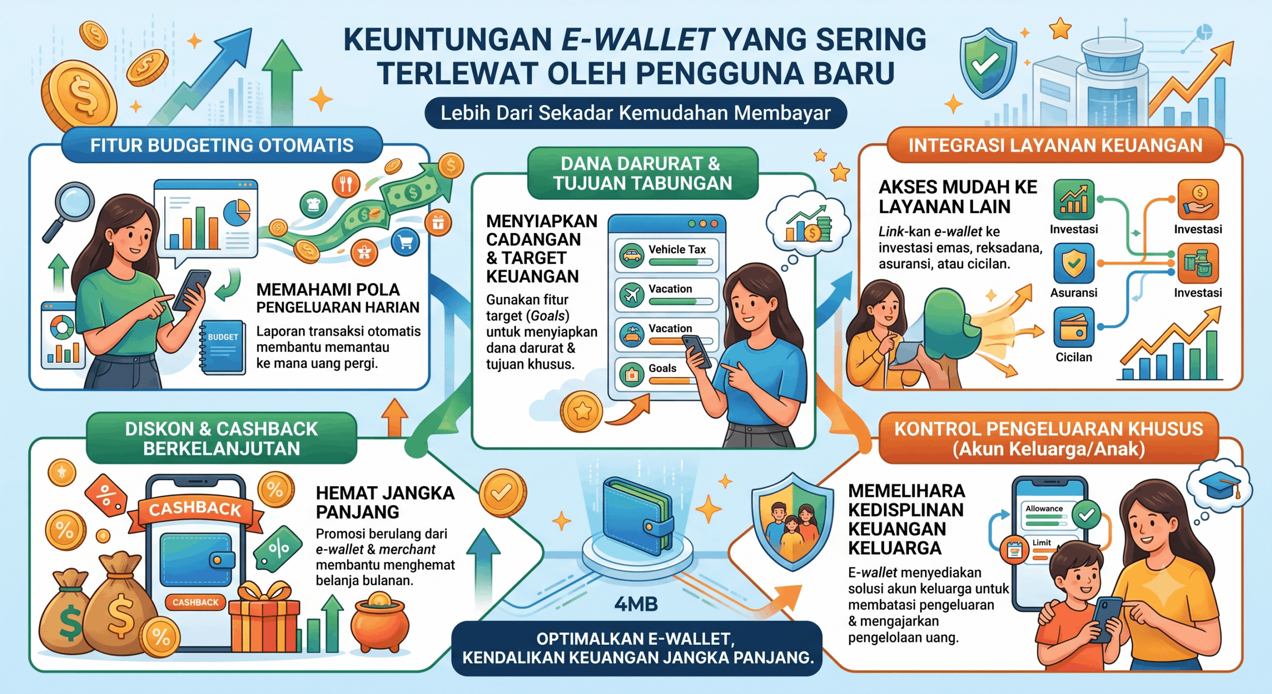 Keuntungan e-wallet bukan sekadar soal bayar lebih cepat, ada lapisan nilai lain yang jarang dibahas…