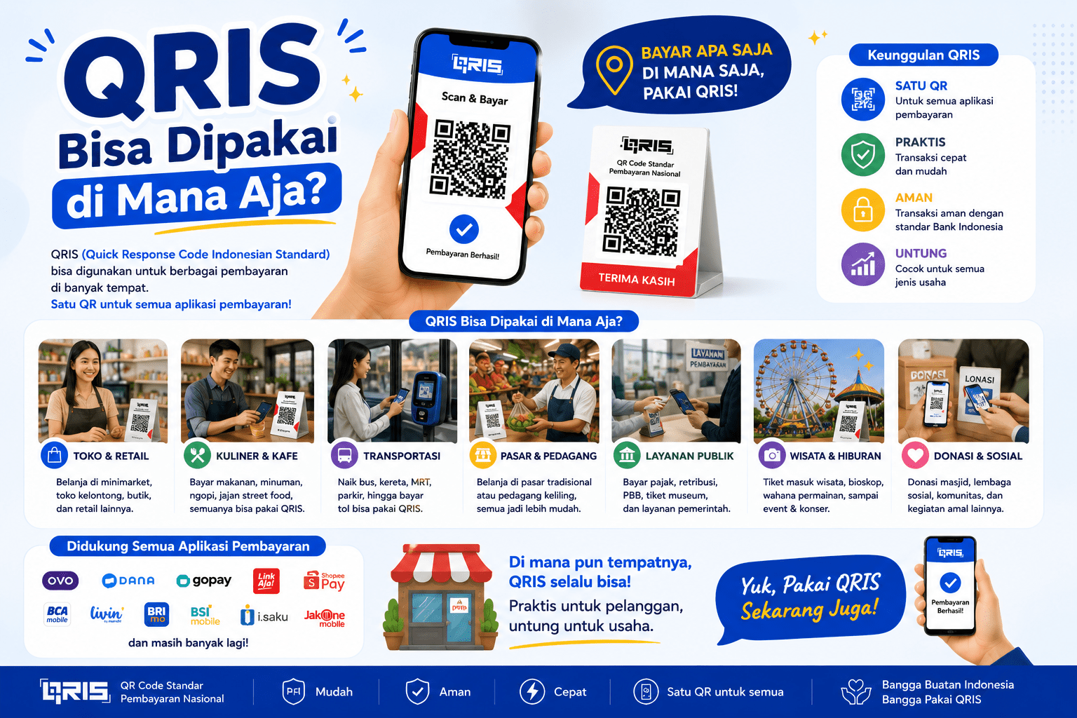 QRIS Bisa Dipakai di Mana Aja