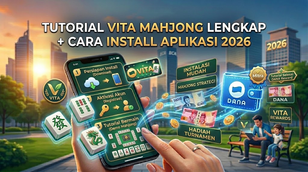 Tutorial Vita Mahjong Lengkap + Cara Install Aplikasi 2026